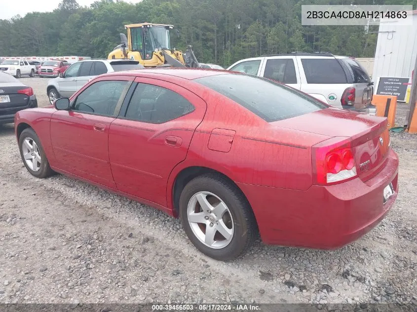 2010 Dodge Charger VIN: 2B3CA4CD8AH214863 Lot: 39456503