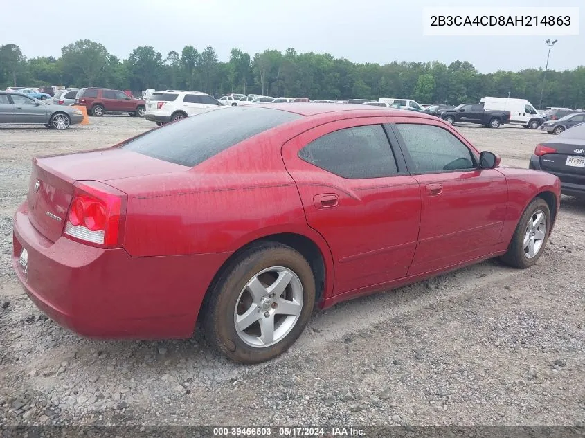 2010 Dodge Charger VIN: 2B3CA4CD8AH214863 Lot: 39456503