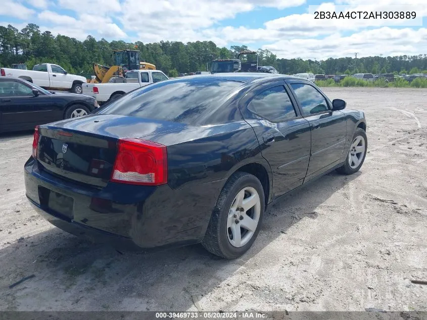 2010 Dodge Charger VIN: 2B3AA4CT2AH303889 Lot: 39469733