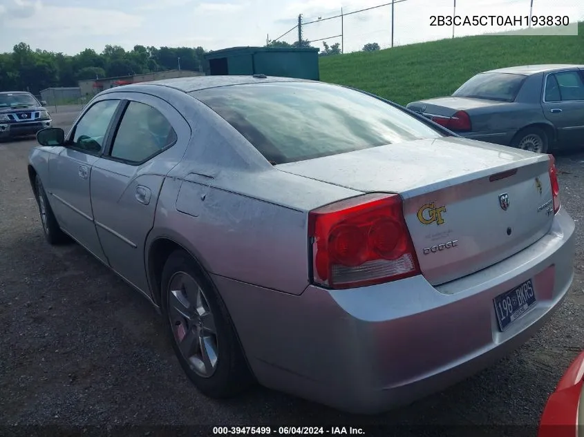 2010 Dodge Charger R/T VIN: 2B3CA5CT0AH193830 Lot: 39475499