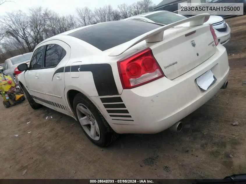 2010 Dodge Charger R/T VIN: 2B3CA5CT4AH125000 Lot: 39842731