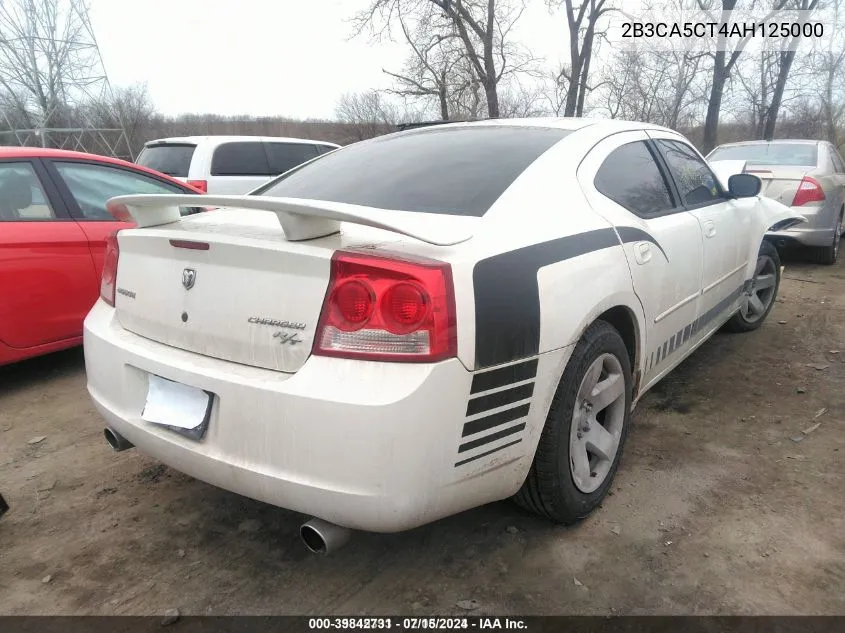 2010 Dodge Charger R/T VIN: 2B3CA5CT4AH125000 Lot: 39842731