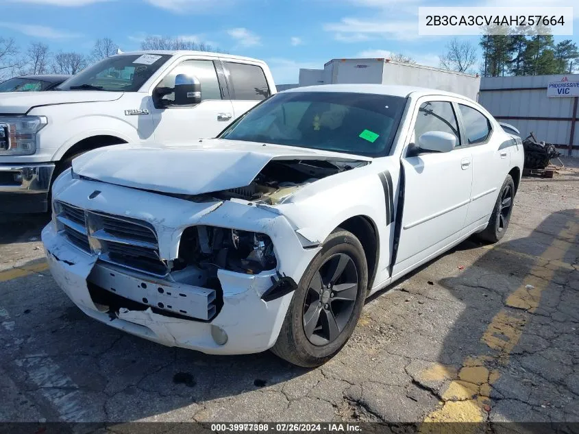 2010 Dodge Charger Sxt VIN: 2B3CA3CV4AH257664 Lot: 39977398