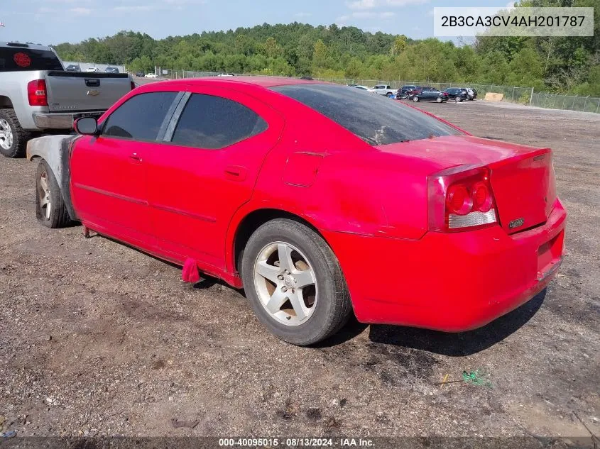 2B3CA3CV4AH201787 2010 Dodge Charger Sxt