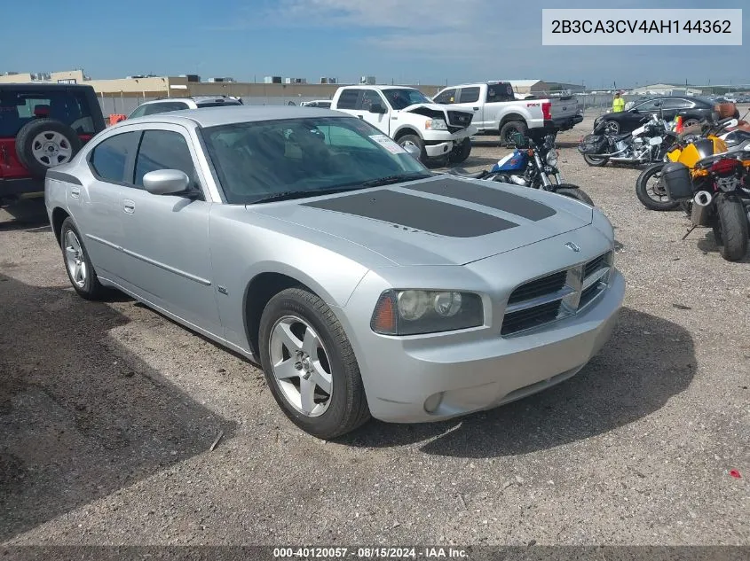 2010 Dodge Charger Sxt VIN: 2B3CA3CV4AH144362 Lot: 40120057