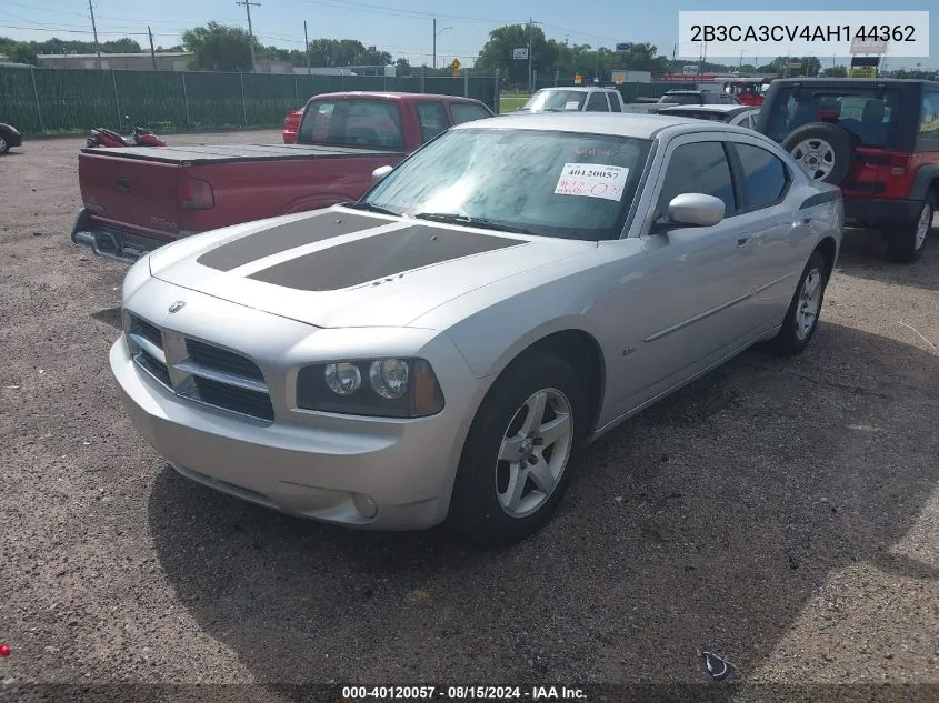 2010 Dodge Charger Sxt VIN: 2B3CA3CV4AH144362 Lot: 40120057