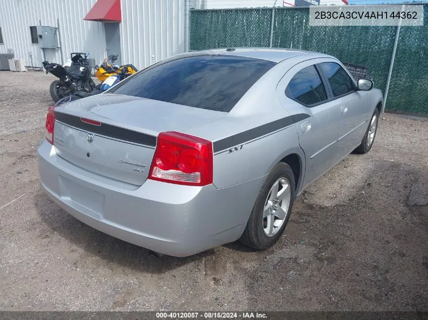 2010 Dodge Charger Sxt VIN: 2B3CA3CV4AH144362 Lot: 40120057