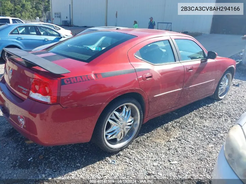 2B3CA3CV8AH294166 2010 Dodge Charger Sxt