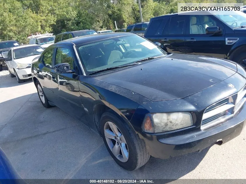 2010 Dodge Charger Sxt VIN: 2B3CA3CVXAH165703 Lot: 40148102