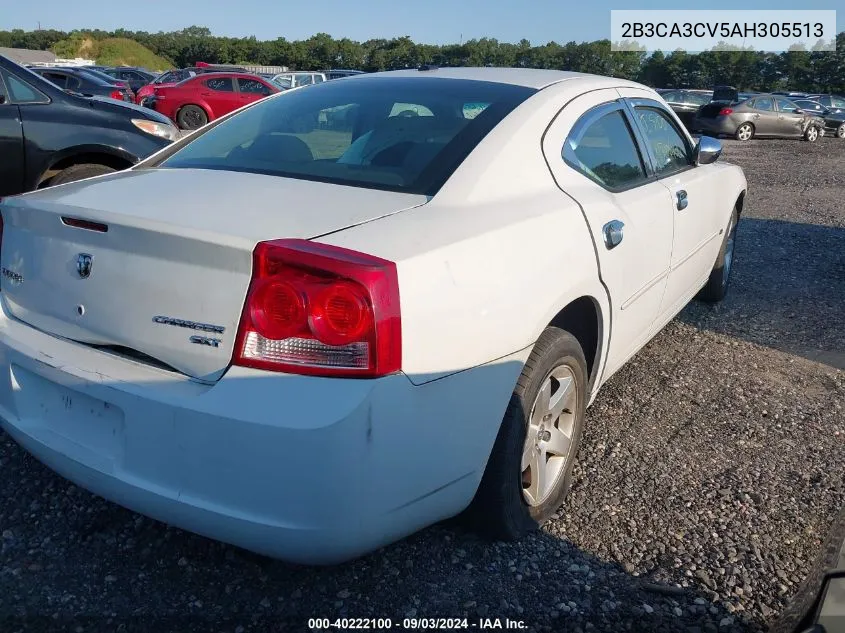 2B3CA3CV5AH305513 2010 Dodge Charger Sxt