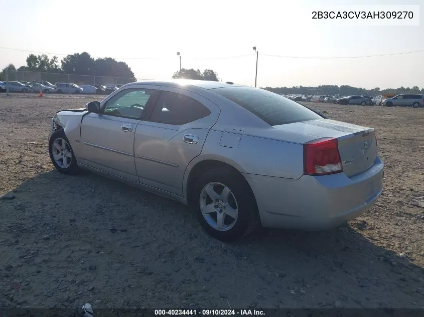 2B3CA3CV3AH309270 2010 Dodge Charger Sxt