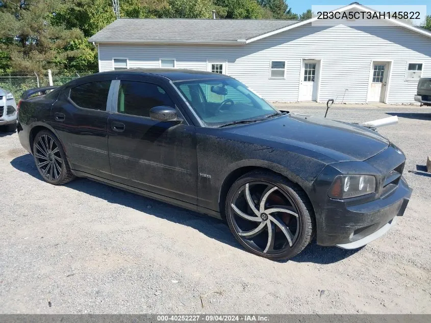 2B3CA5CT3AH145822 2010 Dodge Charger R/T