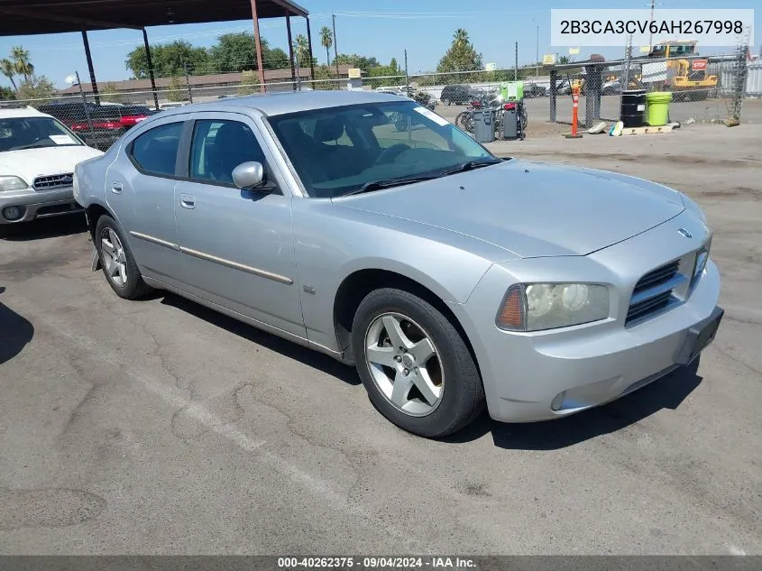 2010 Dodge Charger Sxt VIN: 2B3CA3CV6AH267998 Lot: 40262375