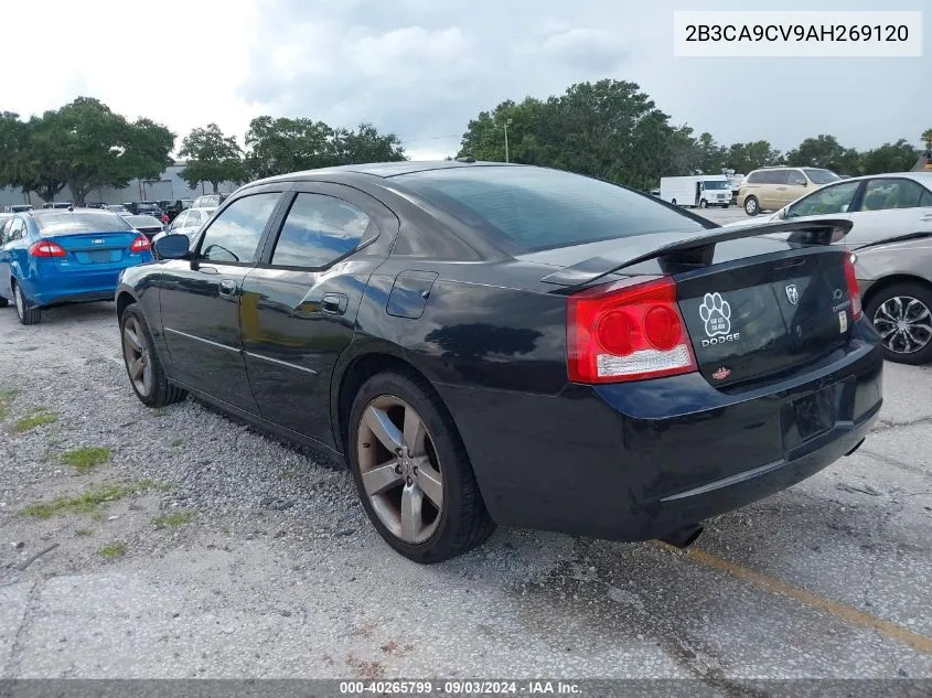 2B3CA9CV9AH269120 2010 Dodge Charger Rallye