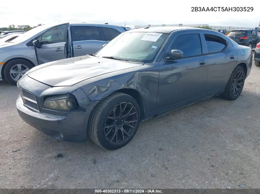 2B3AA4CT5AH303529 2010 Dodge Charger