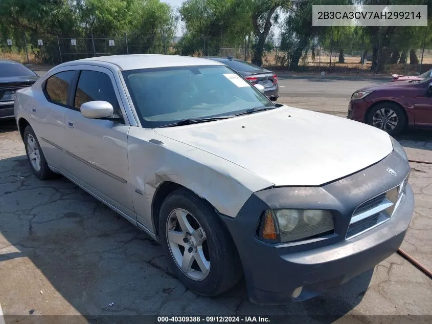 2010 Dodge Charger Sxt VIN: 2B3CA3CV7AH299214 Lot: 40309388