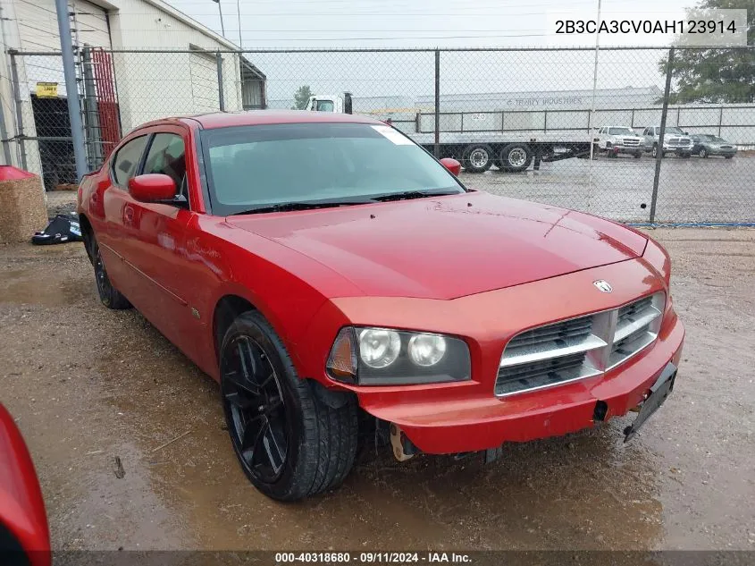 2010 Dodge Charger Sxt VIN: 2B3CA3CV0AH123914 Lot: 40318680