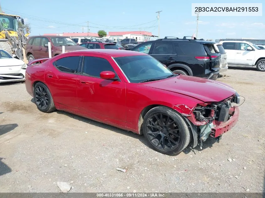 2B3CA2CV8AH291553 2010 Dodge Charger 3.5L