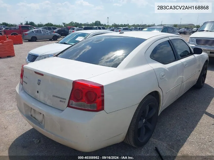 2B3CA3CV2AH168868 2010 Dodge Charger Sxt