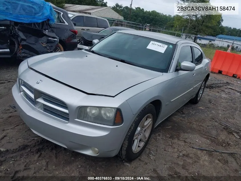 2B3CA3CV8AH158474 2010 Dodge Charger Sxt