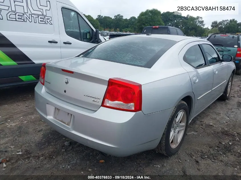 2010 Dodge Charger Sxt VIN: 2B3CA3CV8AH158474 Lot: 40376833