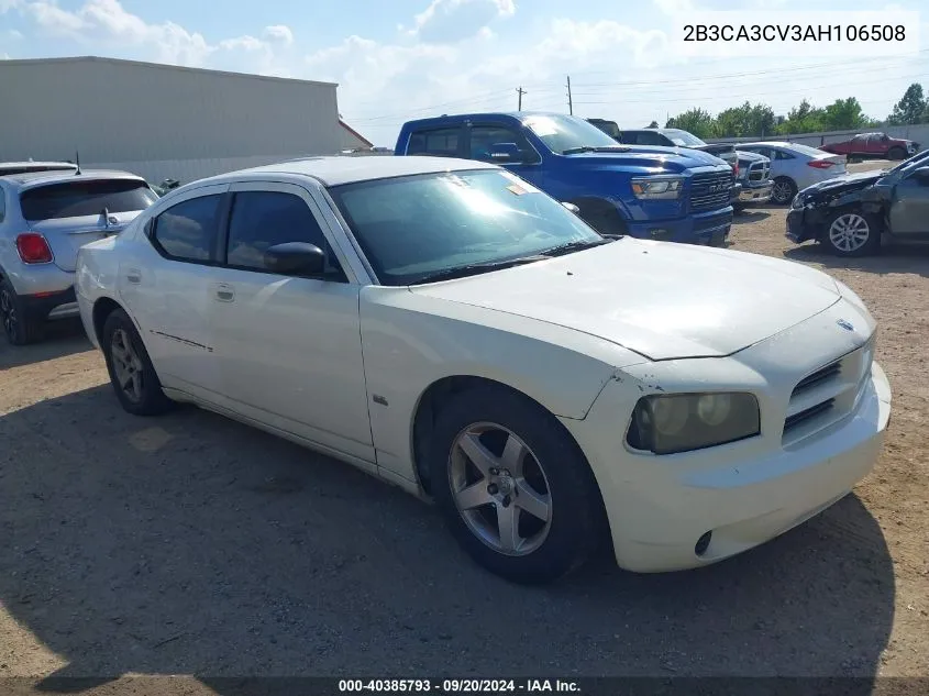 2010 Dodge Charger Sxt VIN: 2B3CA3CV3AH106508 Lot: 40385793