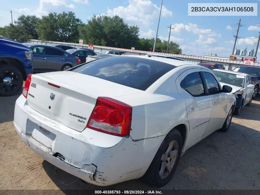 2010 Dodge Charger Sxt VIN: 2B3CA3CV3AH106508 Lot: 40385793