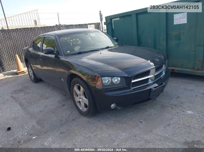 2010 Dodge Charger Sxt VIN: 2B3CK3CV0AH142105 Lot: 40398084