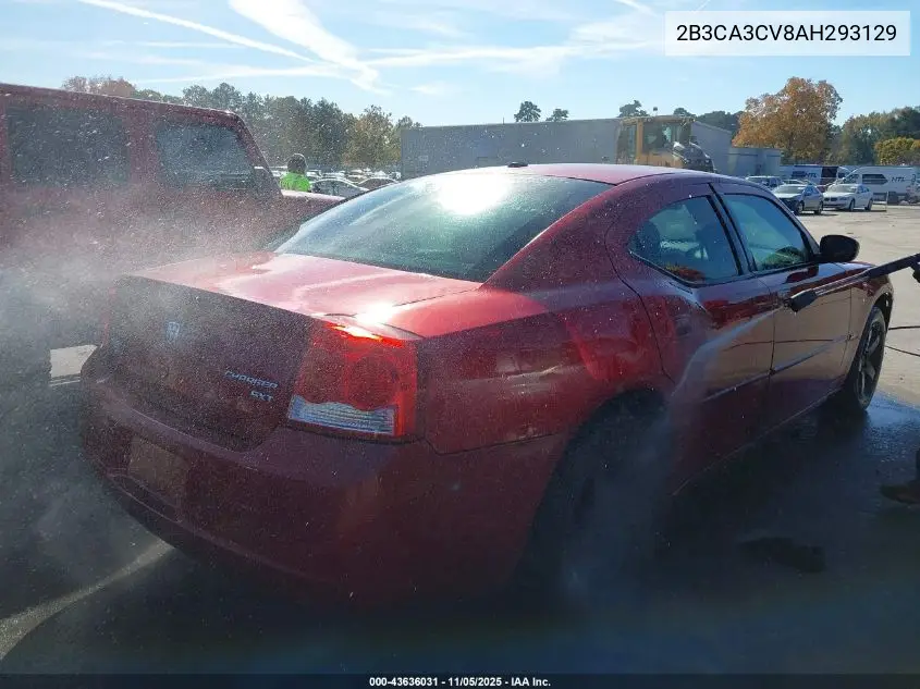 2B3CA3CV8AH293129 2010 Dodge Charger Sxt