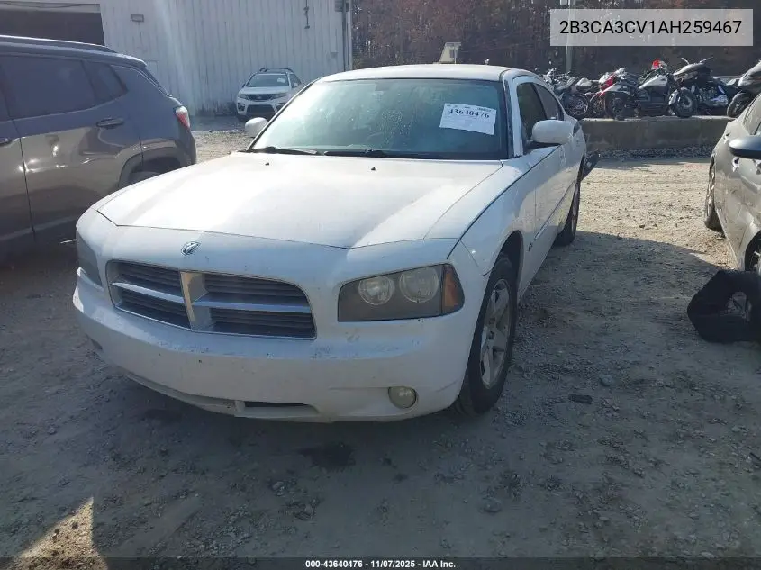 2B3CA3CV1AH259467 2010 Dodge Charger Sxt