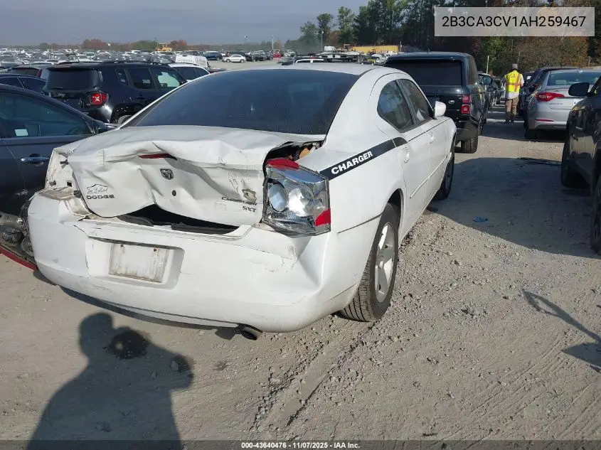 2B3CA3CV1AH259467 2010 Dodge Charger Sxt