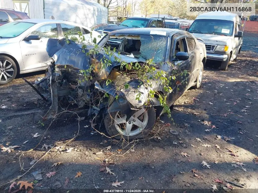 2B3CA3CV6AH116868 2010 Dodge Charger Sxt