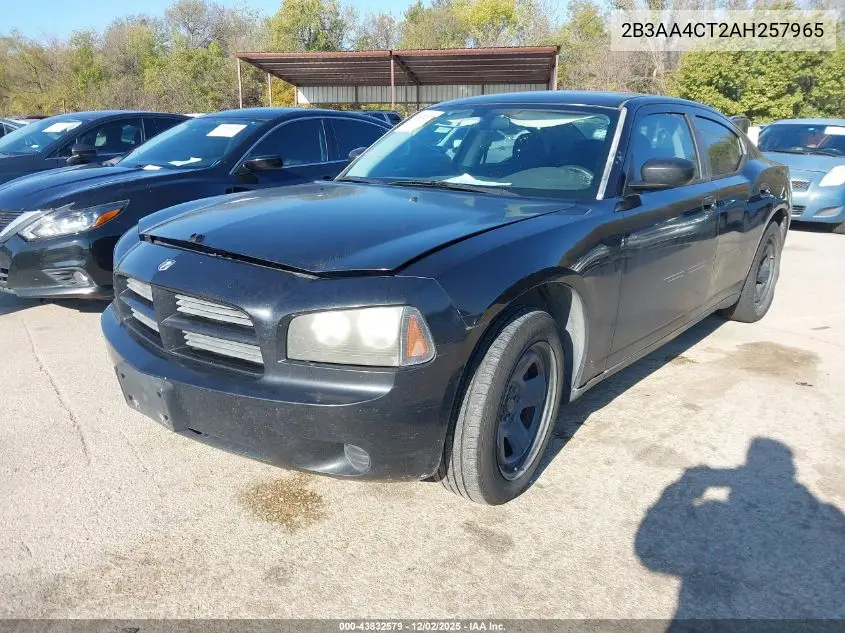 2B3AA4CT2AH257965 2010 Dodge Charger