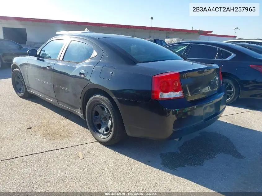 2B3AA4CT2AH257965 2010 Dodge Charger