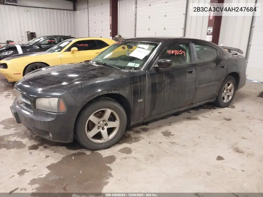 2B3CA3CV4AH247684 2010 Dodge Charger Sxt