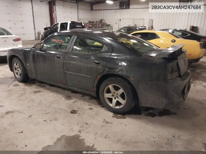2B3CA3CV4AH247684 2010 Dodge Charger Sxt