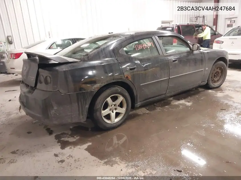 2B3CA3CV4AH247684 2010 Dodge Charger Sxt