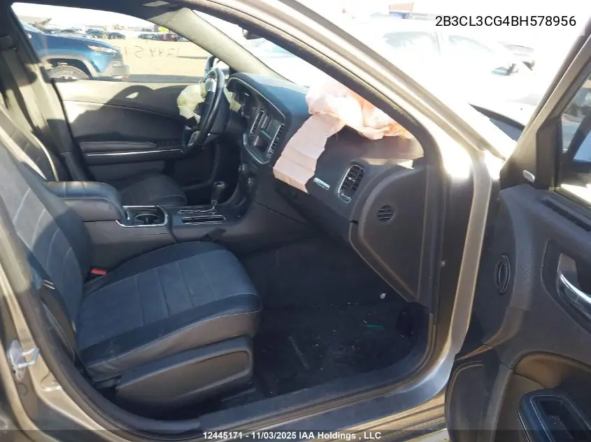 2B3CL3CG4BH578956 2011 Dodge Charger