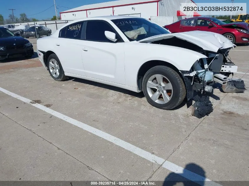 2011 Dodge Charger VIN: 2B3CL3CG3BH532874 Lot: 39235715