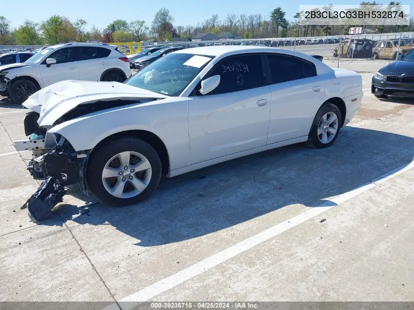 2011 Dodge Charger VIN: 2B3CL3CG3BH532874 Lot: 39235715