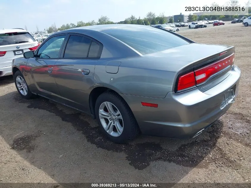 2011 Dodge Charger VIN: 2B3CL3CG4BH588516 Lot: 39369213