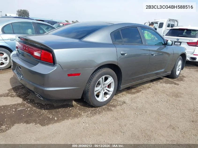 2011 Dodge Charger VIN: 2B3CL3CG4BH588516 Lot: 39369213