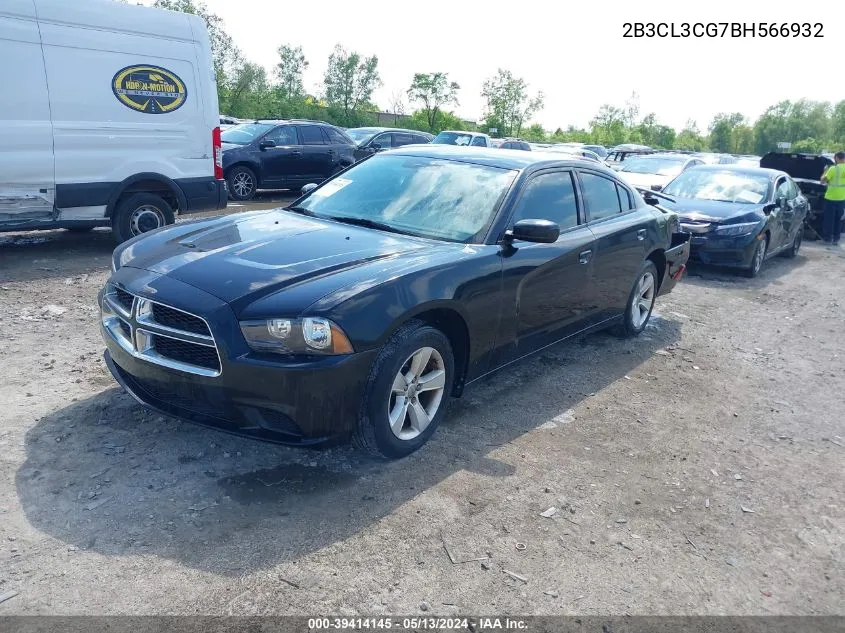 2011 Dodge Charger VIN: 2B3CL3CG7BH566932 Lot: 39414145