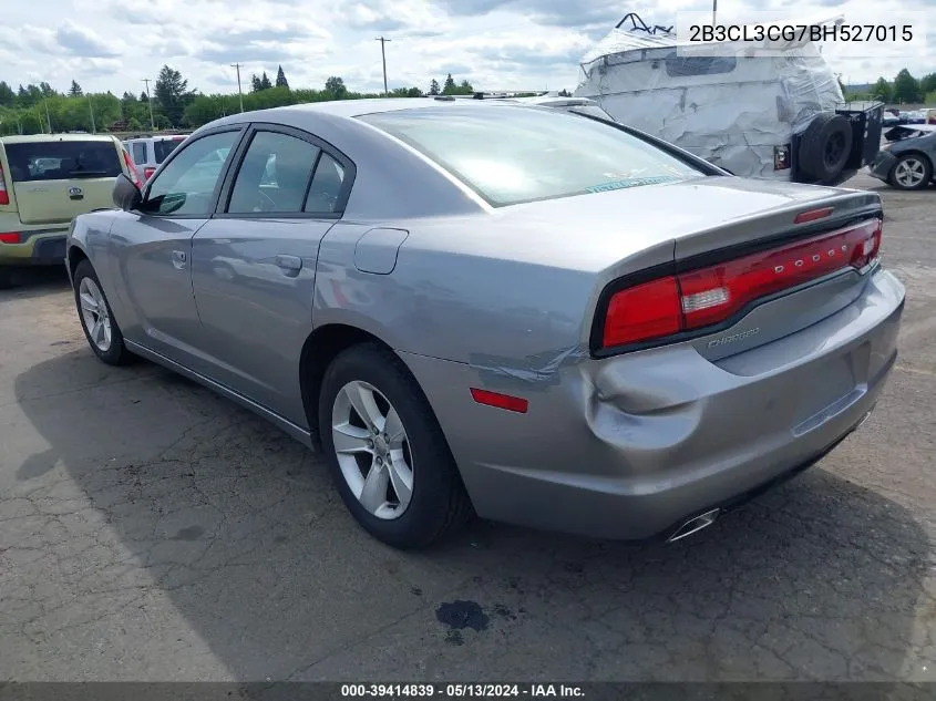 2011 Dodge Charger VIN: 2B3CL3CG7BH527015 Lot: 39414839