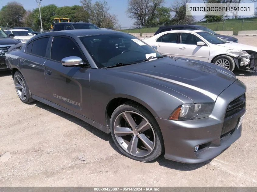 2011 Dodge Charger VIN: 2B3CL3CG6BH591031 Lot: 39423887