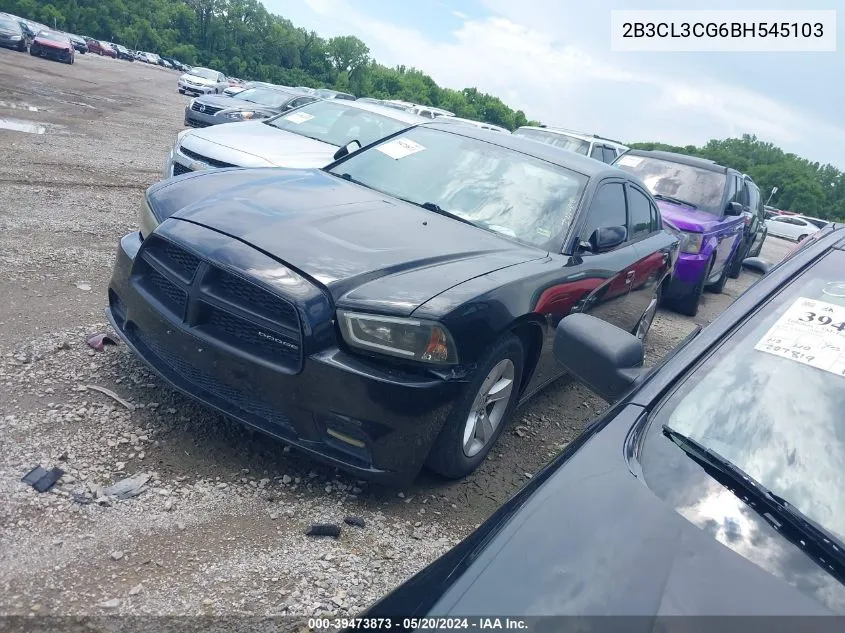 2011 Dodge Charger VIN: 2B3CL3CG6BH545103 Lot: 39473873