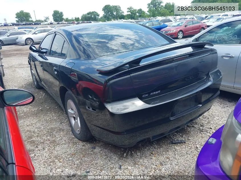 2B3CL3CG6BH545103 2011 Dodge Charger