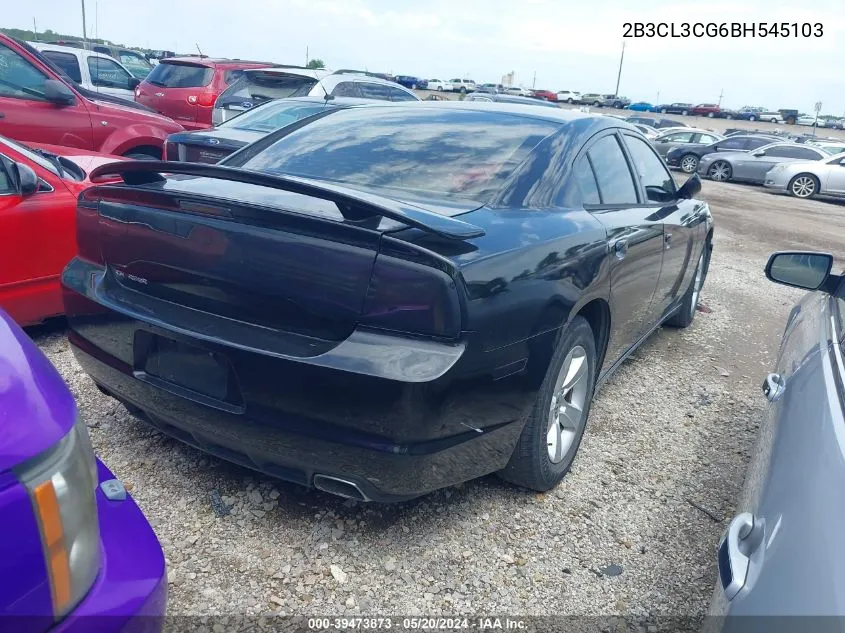 2B3CL3CG6BH545103 2011 Dodge Charger