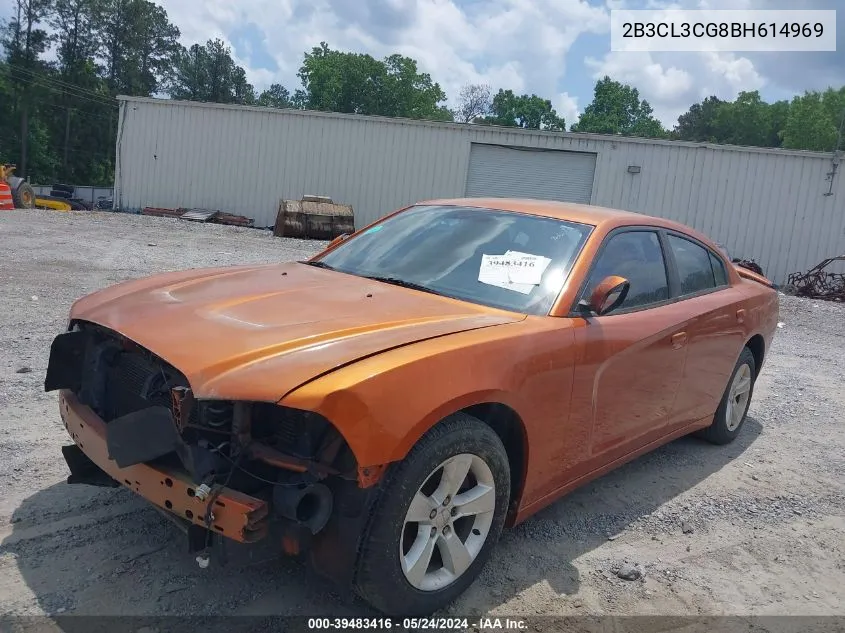 2011 Dodge Charger VIN: 2B3CL3CG8BH614969 Lot: 39483416