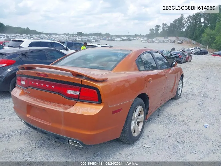 2B3CL3CG8BH614969 2011 Dodge Charger